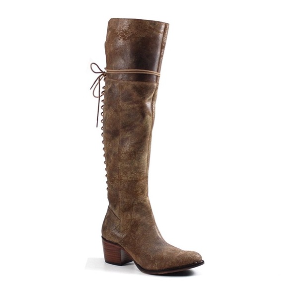 Diba Shoes - Diba True Sunset Sail Cognac Over the Knee Boots